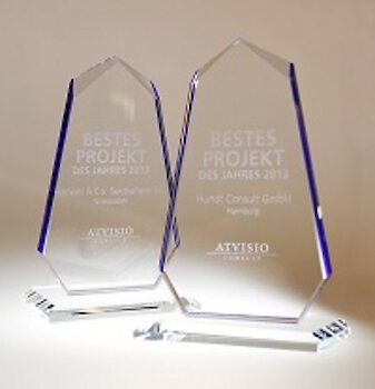 ATVISIO Award 2013 für Henkell & Co. Sektkellerei KG und Liftmanagement-Spezialist Hundt Consult GmbH